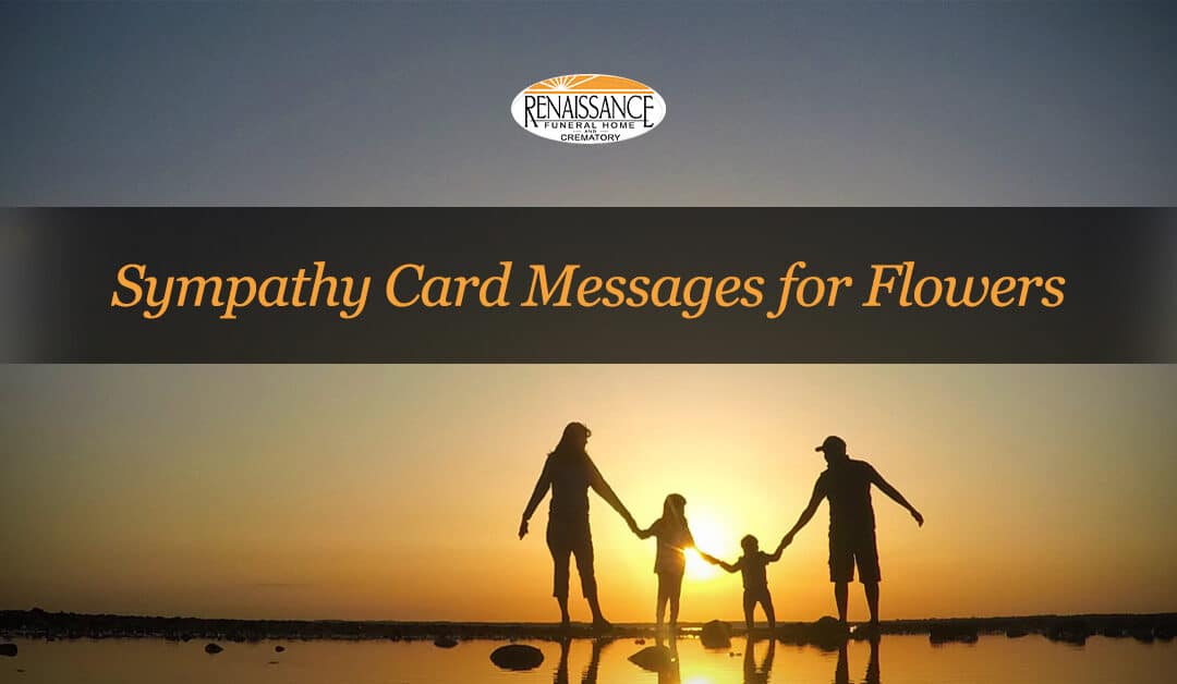 Sympathy Card Messages for Flowers